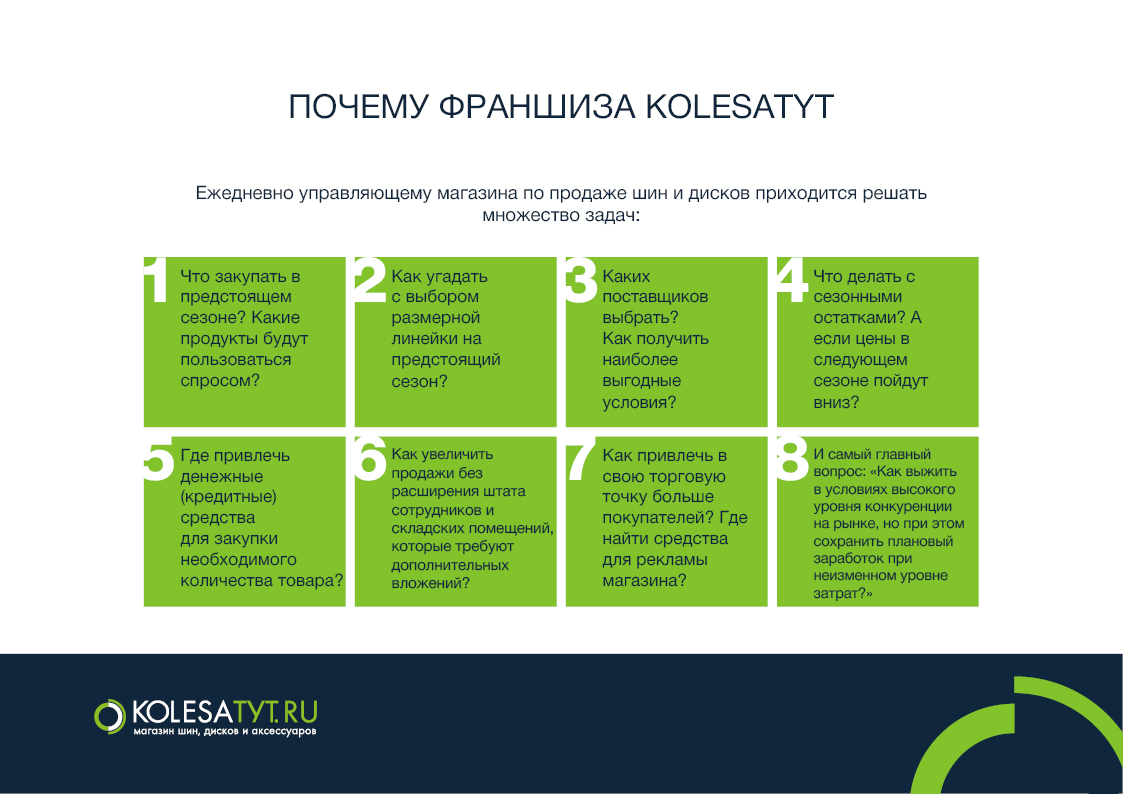 Франшиза по грузовым шинам